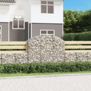 Pood24 kaarekujuline gabioonkorv, 150x50x120/140 cm, tsingitud raud