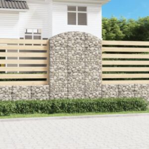 Pood24 kaarekujuline gabioonkorv, 150x50x200/220 cm, tsingitud raud