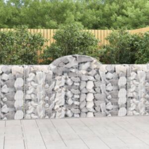 Pood24 kaarekujuline gabioonkorv, 200x30x100/120 cm, tsingitud raud