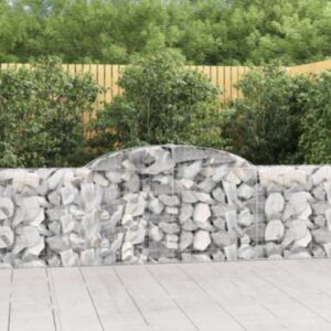 Pood24 kaarekujuline gabioonkorv, 300x30x80/100 cm, tsingitud raud