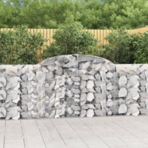 Pood24 kaarekujuline gabioonkorv, 300x30x100/120 cm, tsingitud raud