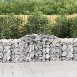 Pood24 kaarekujuline gabioonkorv, 300x50x80/100 cm, tsingitud raud