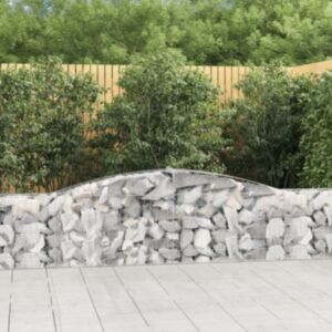 Pood24 kaarekujuline gabioonkorv, 400x30x60/80 cm, tsingitud raud