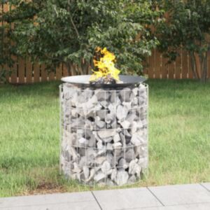 Pood24 gabioon tulekorv, Ø 50 cm, tsingitud raud