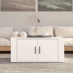 Журнальный столик U24, белый, 80 x 50 x 36 см, искусственное дерево