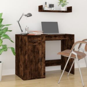 Письменный стол U24, копченый дуб, 100 x 49 x 75 см, искусственное дерево