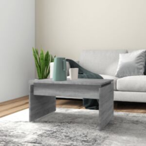 Журнальный столик U24, дуб сонома серый, 68 x 50 x 38 см, искусственное дерево