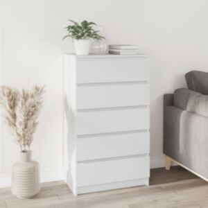 Pood24 kummut, valge, 60 x 36 x 10 cm, tehispuit