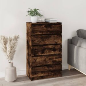 Pood24 kummut, suitsutatud tamm, 60 x 36 x 103 cm, tehispuit