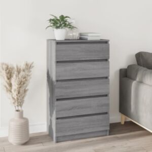 Pood24 kummut, hall Sonoma tamm, 60 x 36 x 103 cm, tehispuit