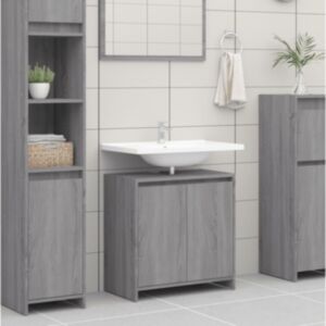Pood24 vannitoakapp, hall Sonoma tamm, 60 x 33 x 61 cm, tehispuit