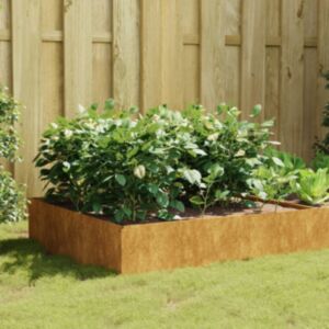Pood24 taimekast, 100 x 100 x 41 cm, Corten-teras