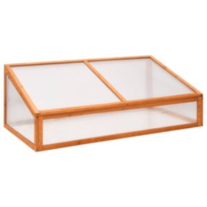 Pood24 kasvuhoone, oranž, 110 x 58,5 x 39 cm, nulupuit