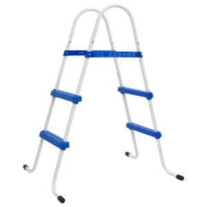 Pood24 basseiniredel, sinine ja valge, 84 cm, teras