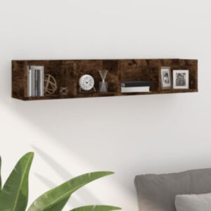 Pood24 CD-seinariiul, suitsutatud tamm, 100 x 18 x 18 cm, tehispuit