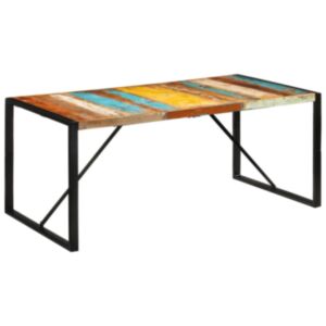 Pood24 söögilaud, 175x90x76 cm, taastatud puit