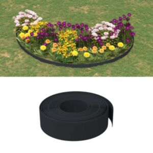 Pood24 aiapiire, must, 10 m, 15 cm, polüetüleen
