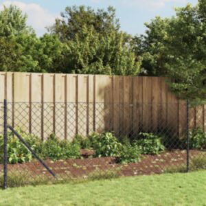 Pood24 võrkaed äärikuga, antratsiithall, 1,1 x 25 m