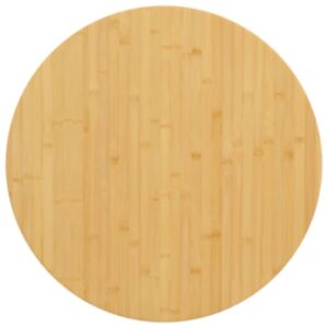 Pood24 lauaplaat Ø80x2,5 cm bambusest