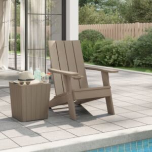 Садовый стул U24 Adirondack, светло-коричневый, 75x88,5x89,5см, полипропилен