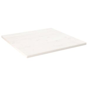 Pood24 lauaplaat, valge, 80 x 80 x 2,5 cm, männipuit, kandiline
