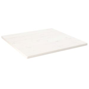 Pood24 lauaplaat, valge, 90 x 90 x 2,5 cm, männipuit, kandiline