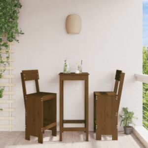 Pood24 pukid 2 tk, meepruun, 40x48,5x115,5 cm, toekas männipuit