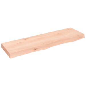 Pood24 seinariiul, 100 x 30 x (2-6) cm, töötlemata tammepuit