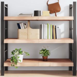 Pood24 seinariiul, 120x50x(2-6) cm, töötlemata tammepuit