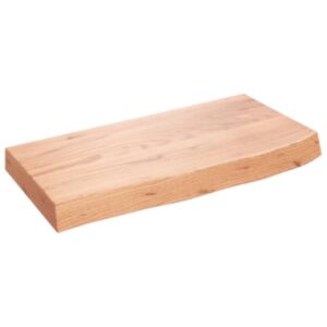 Pood24 seinariiul, helepruun, 60 x 30 x (2-6) cm, töödeldud tammepuit