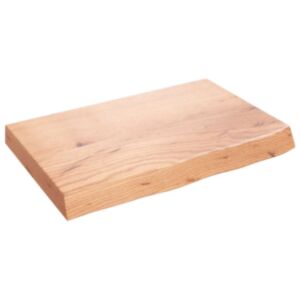 Pood24 seinariiul, helepruun, 60 x 40 x (2-6) cm, töödeldud tammepuit