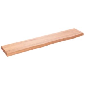 Pood24 seinariiul, helepruun, 100x20x4 cm, töödeldud tammepuit