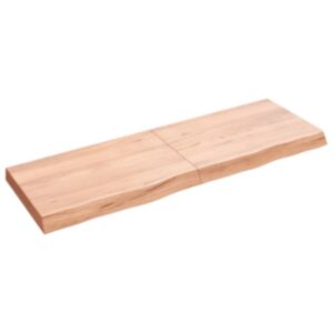 Pood24 seinariiul, helepruun, 120 x 40 x (2-6) cm, töödeldud tammepuit