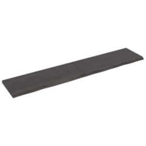 Pood24 seinariiul, tumepruun, 200x40x(2-4) cm, töödeldud tammepuit