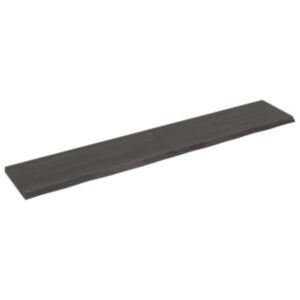 Pood24 seinariiul, tumepruun, 220x40x(2-4) cm, töödeldud tammepuit