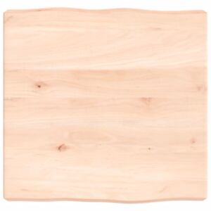 Pood24 lauaplaat, 40 x 40 x 6 cm, tammepuit, naturaalsed servad