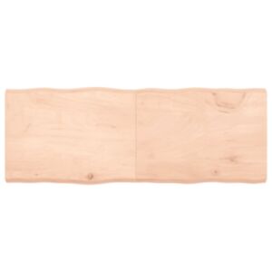 Pood24 lauaplaat, 160 x 60 x (2-6) cm, täispuit, naturaalsed servad