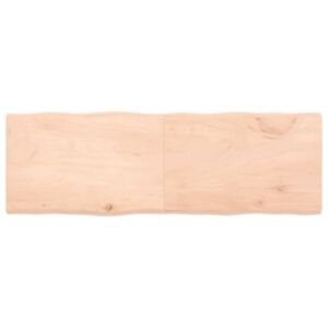 Pood24 lauaplaat, 180x60x(2-4) cm, täispuit, naturaalsed servad