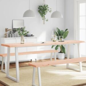 Pood24 lauaplaat, 220x50x(2-6) cm, täispuit, naturaalsed servad