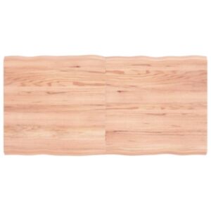 Pood24 kirjutuslaua plaat, helepruun, 120x60x4 cm, töödeldud tammepuit