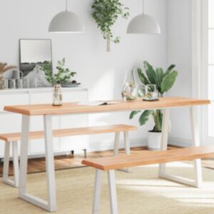 Pood24 lauaplaat, helepruun, 180x40x(2-6) cm, töödeldud täispuit