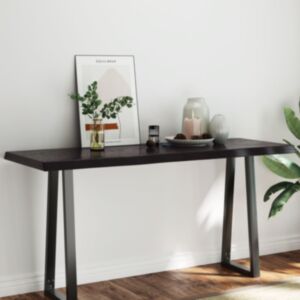 Pood24 lauaplaat, tumepruun, 160x60x(2-6) cm, töödeldud täispuit