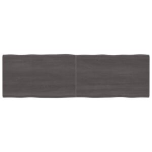 Pood24 lauaplaat, tumepruun, 200 x 60 x (2-4) cm, töödeldud täispuit