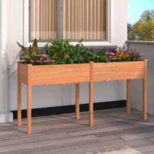Pood24 voodriga taimelava, pruun, 161 x 45 x 76 cm, nulupuit