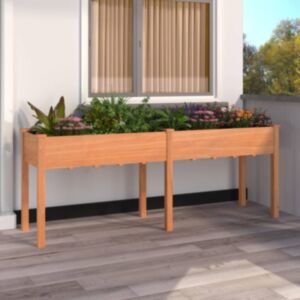 Pood24 voodriga taimelava, pruun, 203 x 53 x 76 cm, nulupuit