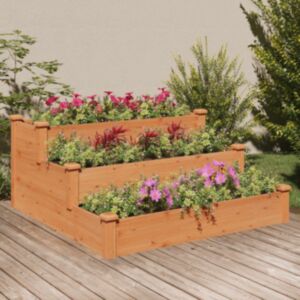 Pood24 aia taimelava, pruun, 120 x 120 x 56 cm, nulupuit