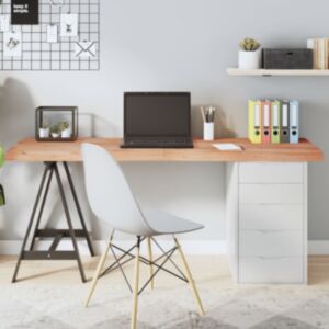 Pood24 lauaplaat, helepruun, 160x40x(2-6) cm, töödeldud tammepuit