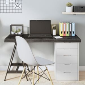 Pood24 lauaplaat, tumepruun, 120x40x(2-6) cm, töödeldud tammepuit