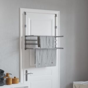 Pood24 pesukuivatusrest rõdule, 89x25x(60-95) cm, alumiinium