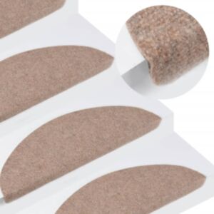 Pood24 iseliimuvad trepivaibad 10 tk, beež, 65 x 22,5 x 3,5 cm